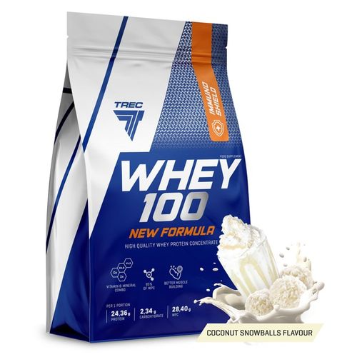 NOWE PYSZNE BIAŁKO WPC Trec Whey 100 700g SERWATKOWE PROTEINY NA MASĘ SIŁĘ na Arena.pl