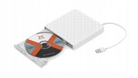 Nagrywarka DVD KRUX DVD PORTABLE DRIVE Biały