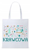 Dla Krawca Krawcowej Torba Eco Biała Shopper Z Nadrukiem Ze Zdjęciem