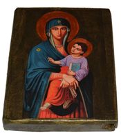 Ikona Matka Boska Boża Śnieżna patronka kobiet oczekujących poczęcia