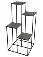 Nowoczesny Kwietnik Loft CZARNY SIMPLE 12 040/K-12-4K-100C