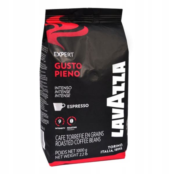 Lavazza Expert Gusto Pieno 1 kg ziarnista zdjęcie 8