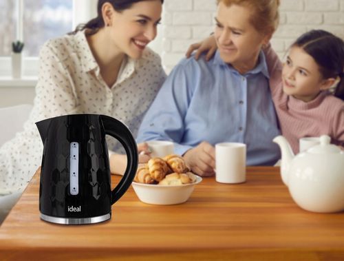 CZAJNIK ELEKTRYCZNY BEZPRZEWODOWY ELDOM CICHY ENERGOOSZCZĘDNY Czarny 1,8L na Arena.pl