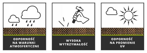 Taśma ogrodzeniowa do paneli 19x255 słomkowy na Arena.pl