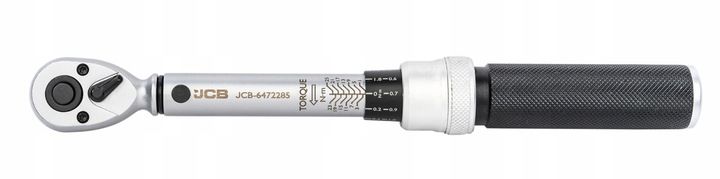 KLUCZ DYNAMOMETRYCZNY Z BLOKADĄ ETUI CERTYFIKAT KALIBRACJI 1-25NM 1/4" JCB zdjęcie 3
