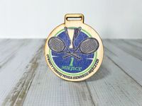 MEDAL drewniany 8 cm z twoim nadrukiem UV personalizowany