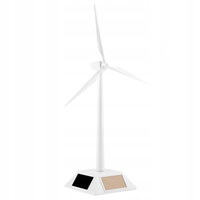 WIATRAK ZASILANY ENERGIĄ SOLARNY MODEL WENTYLATO TURBINA 26.5CM