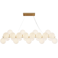 Zwisowa lampa Dallas MOD547PL-25BS balls kule białe złote