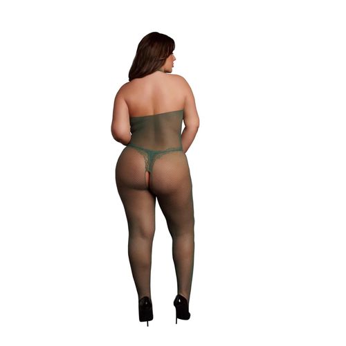 fishnet and lace bodystocking - queen size na Arena.pl