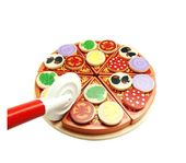 Pizza drewniana do krojenia dziecięca Krajalnica PIZZA TOY Aga4Kids