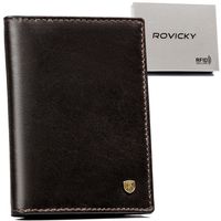 skórzane etui na karty tw-12-rvt-2336 d.brown