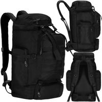 Plecak sportowy, turystyczny 60 L czarny