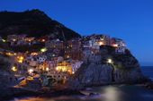 Cinque-Terre Rozmiar - 60x40, Kolor - Czarno-biały