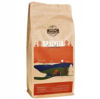 ŚWIEŻO PALONA KAWA ZIARNISTA BRAZYLIA SANTOS 1KG 100% ARABICA