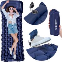 MATERAC SAMOPOMPUJĄCY TURYSTYCZNY KEMPINGOWY WBUDOWANA POMPKA ZWIJANA MATA