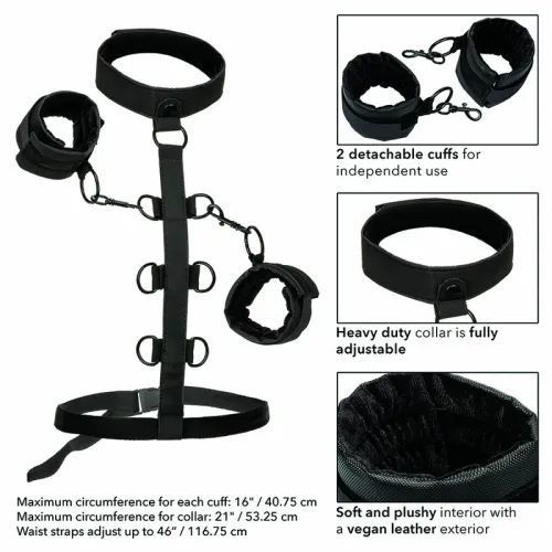 calexotics boundless collar - system z kołnierzem i mankietami, regulowany na Arena.pl