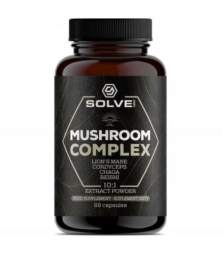 SOLVE LABS Mushroom Complex (4 grzyby) w kapsułkach 60 kapsułek na Arena.pl
