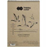 SZKICOWNIK NA SPIRALI PTAKI A5 BIAŁY 80AR 90G 4667