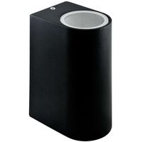 Ogrodowa LAMPA elewacyjna BOSTON 303356 Polux zewnętrzna OPRAWA metalowy KINKIET ścienny na taras IP44 outdoor czarny