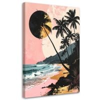 Obraz do salonu sypialni biura spa hotelu, Tropikalna plaża 20x30