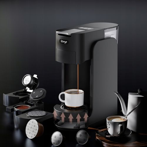 Ekspres kapsułkowy, ekspres wielokapsułkowy 3 w 1+ spieniacz do mleka na Arena.pl