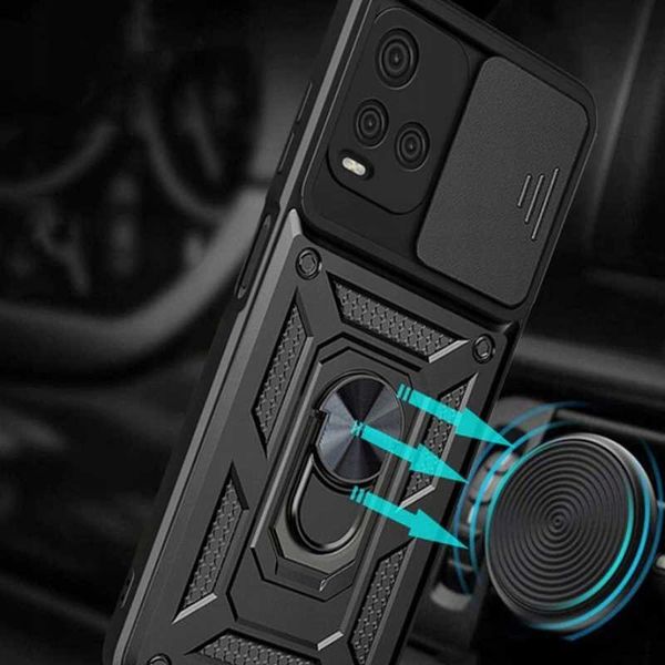 Spacecase Camring Vivo Y21S Black zdjęcie 6