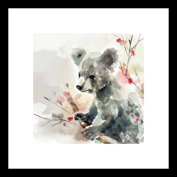 Plakat 20x20cm Akwarelowa Koala zdjęcie 3