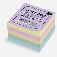 kostka papierowa kolorowa 85x85x35 mm klejona