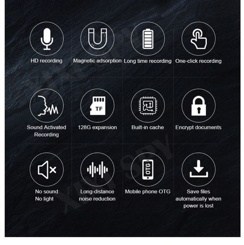 MINI DYKTAFON PENDRIVE URUCHAMIANY NA GŁOS MAGNES na Arena.pl