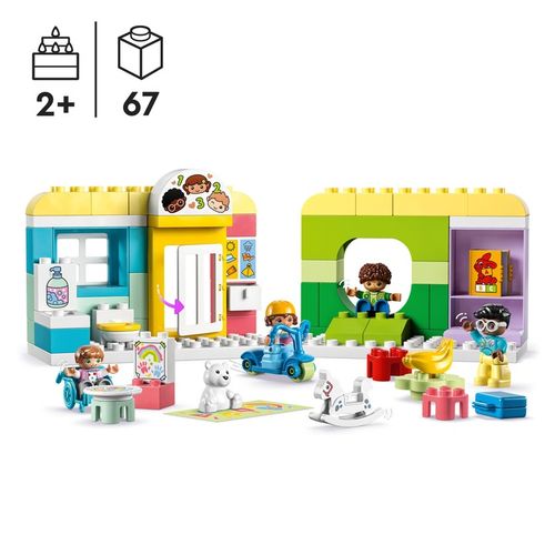 LEGO Duplo 10992 Żłobek Przedszkole 4 Figurki 2+ Duże Klocki Dla 2 3 4latka na Arena.pl