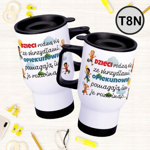 Personalizowany Kubek termiczny dla Wychowawcy Prezent na Dzień Nauczyciela na Arena.pl