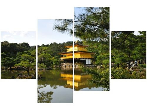 140CM 70 OBRAZ ZŁOTY DOMEK MITH HUANG ŚCIENNY na Arena.pl