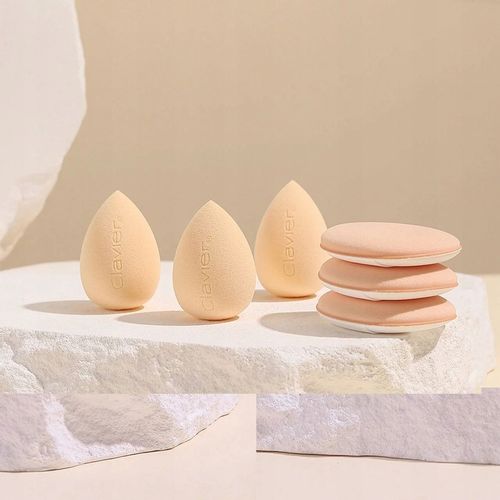 Clavier Tender Blender Zestaw Mini Gąbek Do Makijażu Mua Kit 3+3 - Pink na Arena.pl