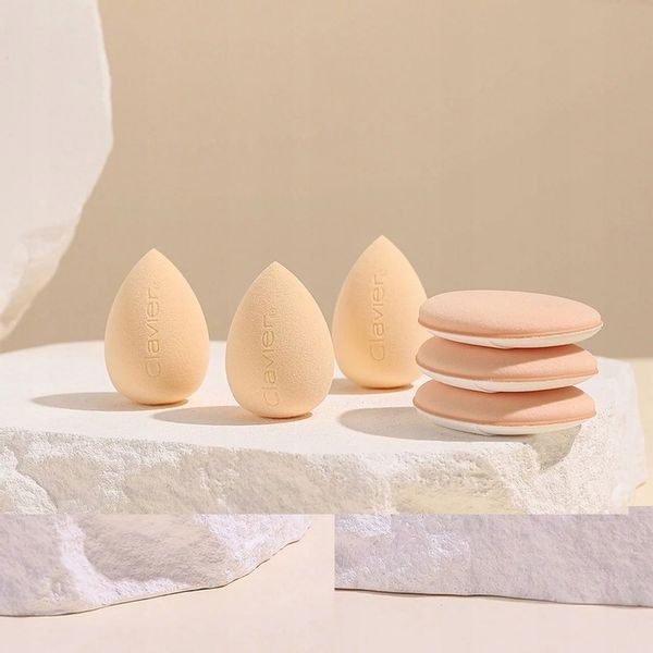 Clavier Tender Blender Zestaw Mini Gąbek Do Makijażu Mua Kit 3+3 - Pink zdjęcie 7