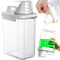 POJEMNIK ORGANIZER DOZOWNIK Z MIARKĄ NA PROSZEK PŁYN DO PRANIA