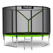 Trampolina ogrodowa 8ft/252cm z siatką zewnętrzną i drabinką Neo-Sport