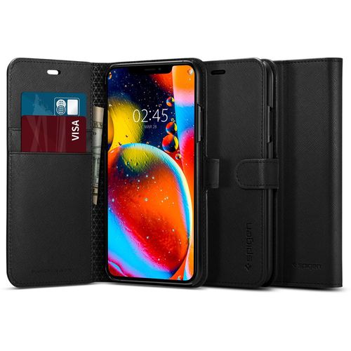 Spigen Etui Wallet S iPhone 11 czarny na Arena.pl