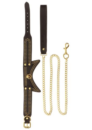 studded collar and leash black na Arena.pl