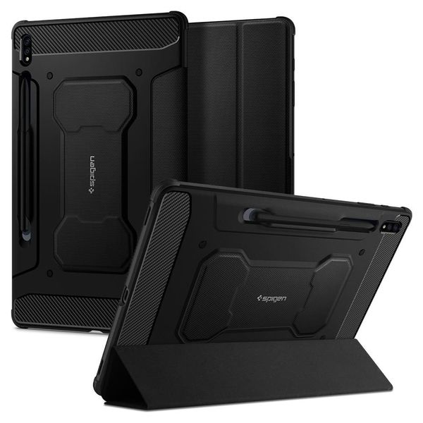 SPIGEN RUGGED ARMOR ”PRO” GALAXY TAB S7 / S8 11.0 BLACK zdjęcie 1
