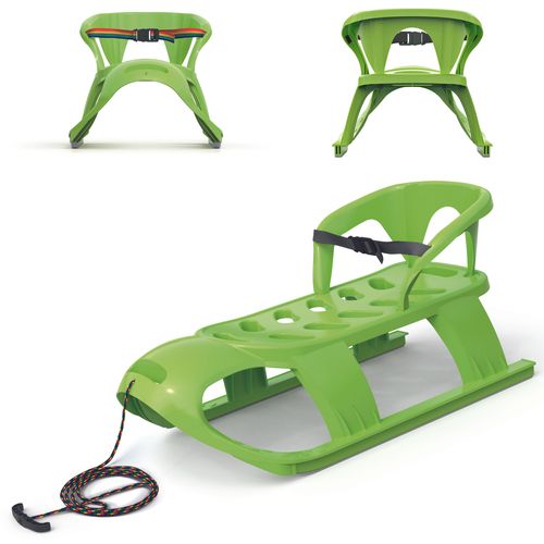 Sanki z oparciem BEZZY SEAT + Ślizg Jabłuszko na Arena.pl