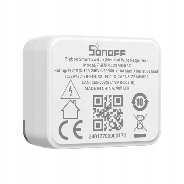 Sonoff ZBMINIR2 ZBMINI Extreme przekaźnik ZigBee eWeLink ZHA Zigbee2MQTT zdjęcie 5