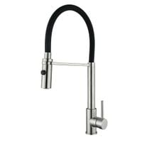 Bateria kuchenna WEZER KIT4-01 z elastyczną wylewką - 2 rodzaje strumienia