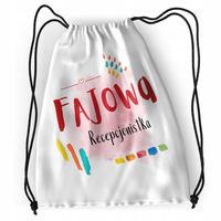 Plecak Dla Recepcionistki Sportowy Szkolny Worek Z Nadrukiem Ze Zdjęciem