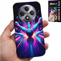 ETUI DO OPPO RENO12 F / 12FS 5G - KRĘGLE BOWLING STRIKE POKROWIEC, PLECKI