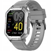 Zegarek Smartwatch Męski HAGEN HC49 srebrny dużo funkcji Bluetooth