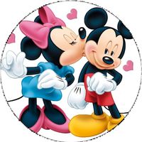 Opłatek na tort Urodziny Myszka Miki Mini Myszki Roczek