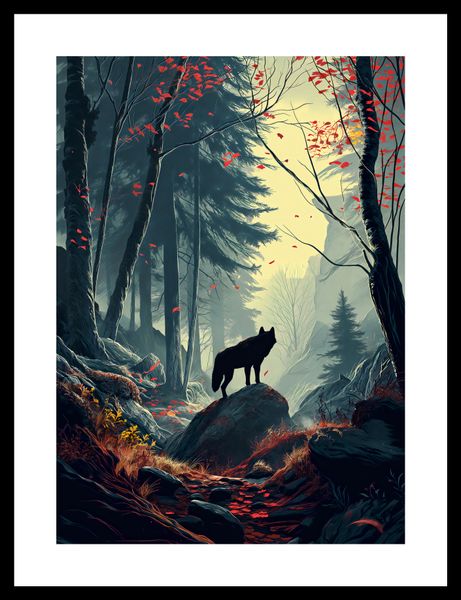 Plakat 25x35cm Leśne Echa zdjęcie 3
