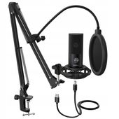 FIFINE T669 USB ZESTAW MIKROFONOWY STATYW POP FILTR DO KOMPUTERA PREMIUM