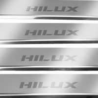 Listwa progowa TOYOTA HILUX MK8 Stal nierdzewna 304 połysk 4szt