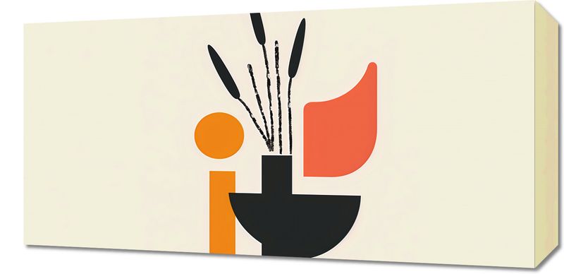 Obraz 60x30cm Szeroka Czerń zdjęcie 1
